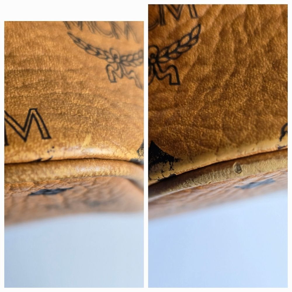 MCM Visetos Tote Bag Cognac - Picture 13 of 16